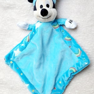 Doudou à personnalisé mickey bleu foncé