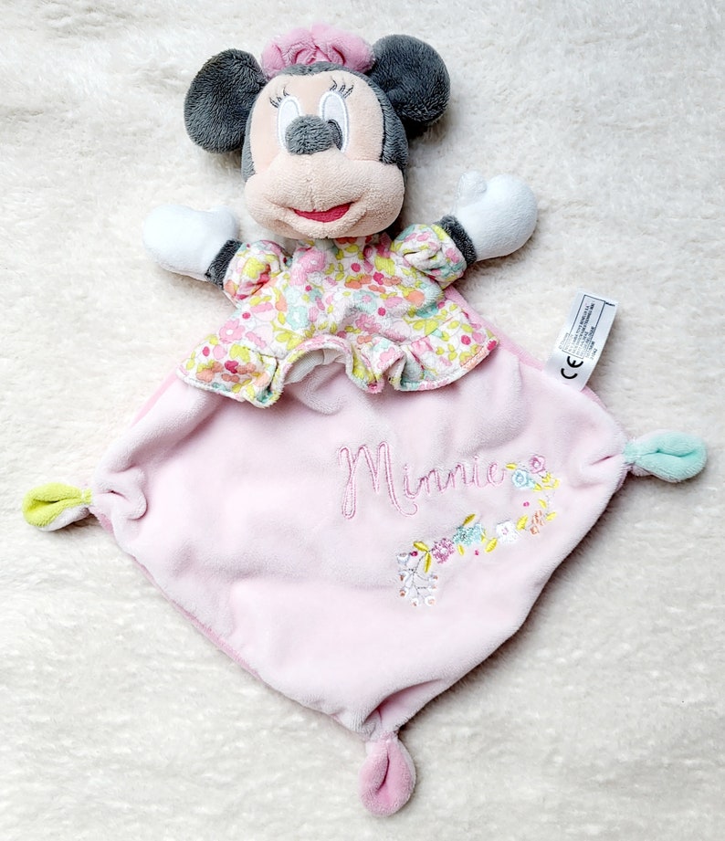 Doudou à personnalisé minnie  rose