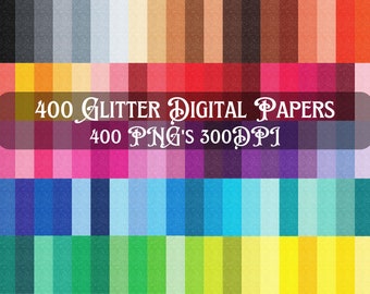 400 glitter digital paper rainbow glitter digital paper glitter clipart scrapbooking printable glitter pastel gold silver pink png files