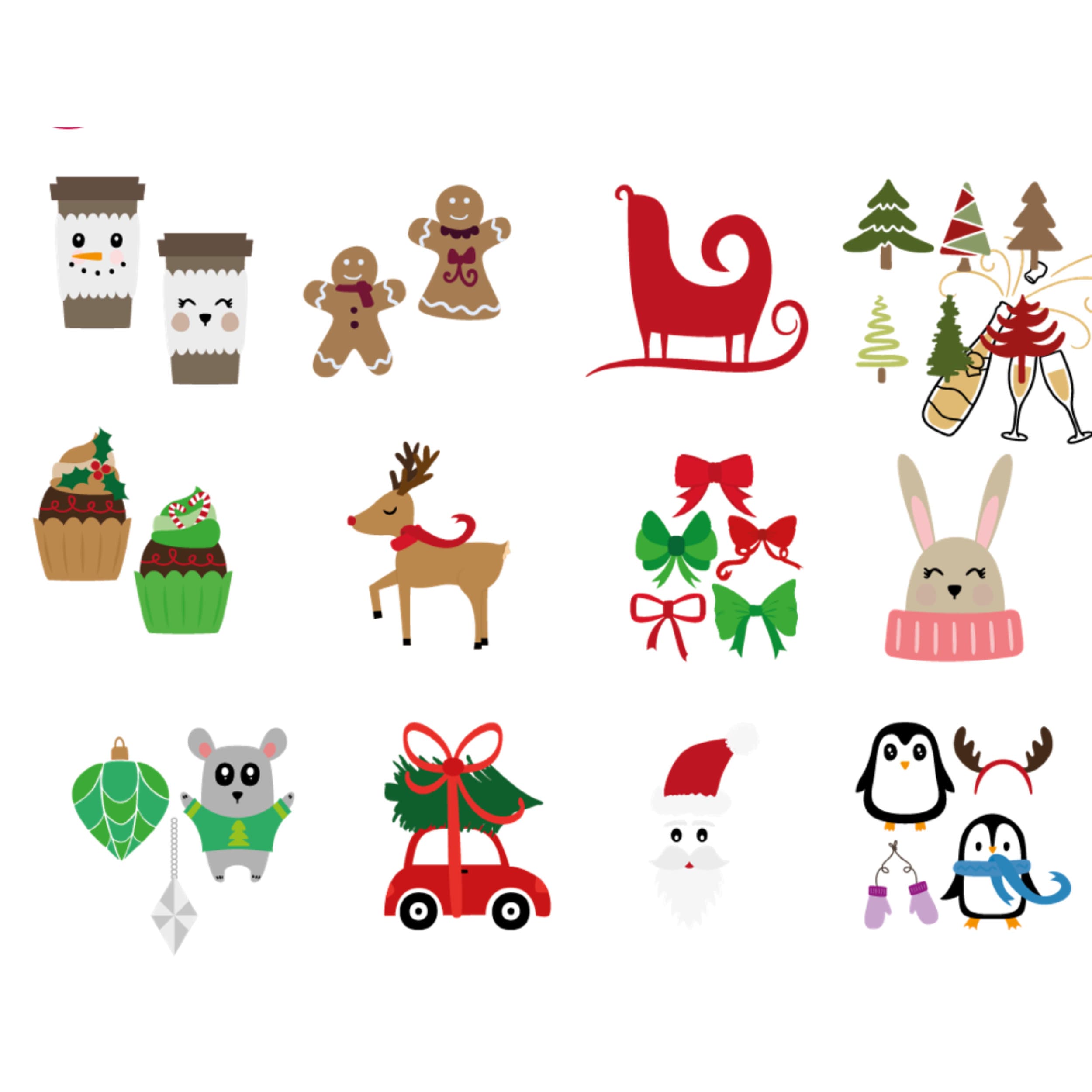 Christmas Bundle SVG Part 1 Svg Eps Png & Dxf Bundle - Etsy