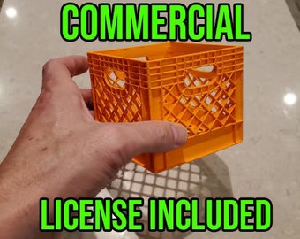 Mini Container STL File 3D Print for Office - Stackable - STL file - Digital file - Commercial License!