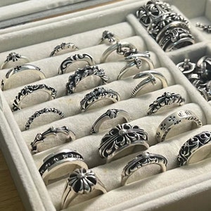 Goth rings etsy online