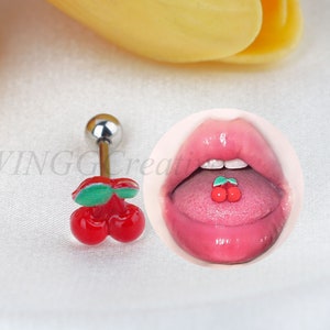 Cute Tongue Rings - Etsy Cute Tongue Rings - Etsy