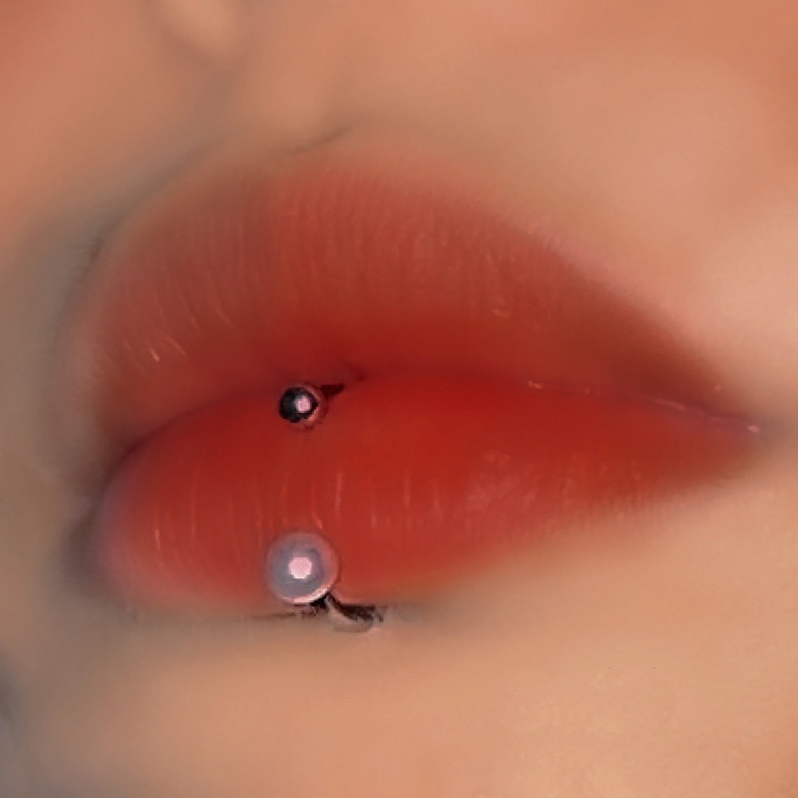 Pearl Acrylic Lip Ring, Titanium Steel Cartilage Stud, Cool Stud ...