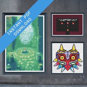 The Legend of Zelda - Cross Stitch Pattern Set