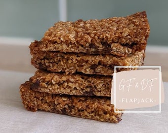 Gluten Free and Dairy Free Chocolate Chip Flapjack
