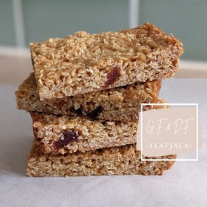 Gluten Free and Dairy Free Cherry Flapjack
