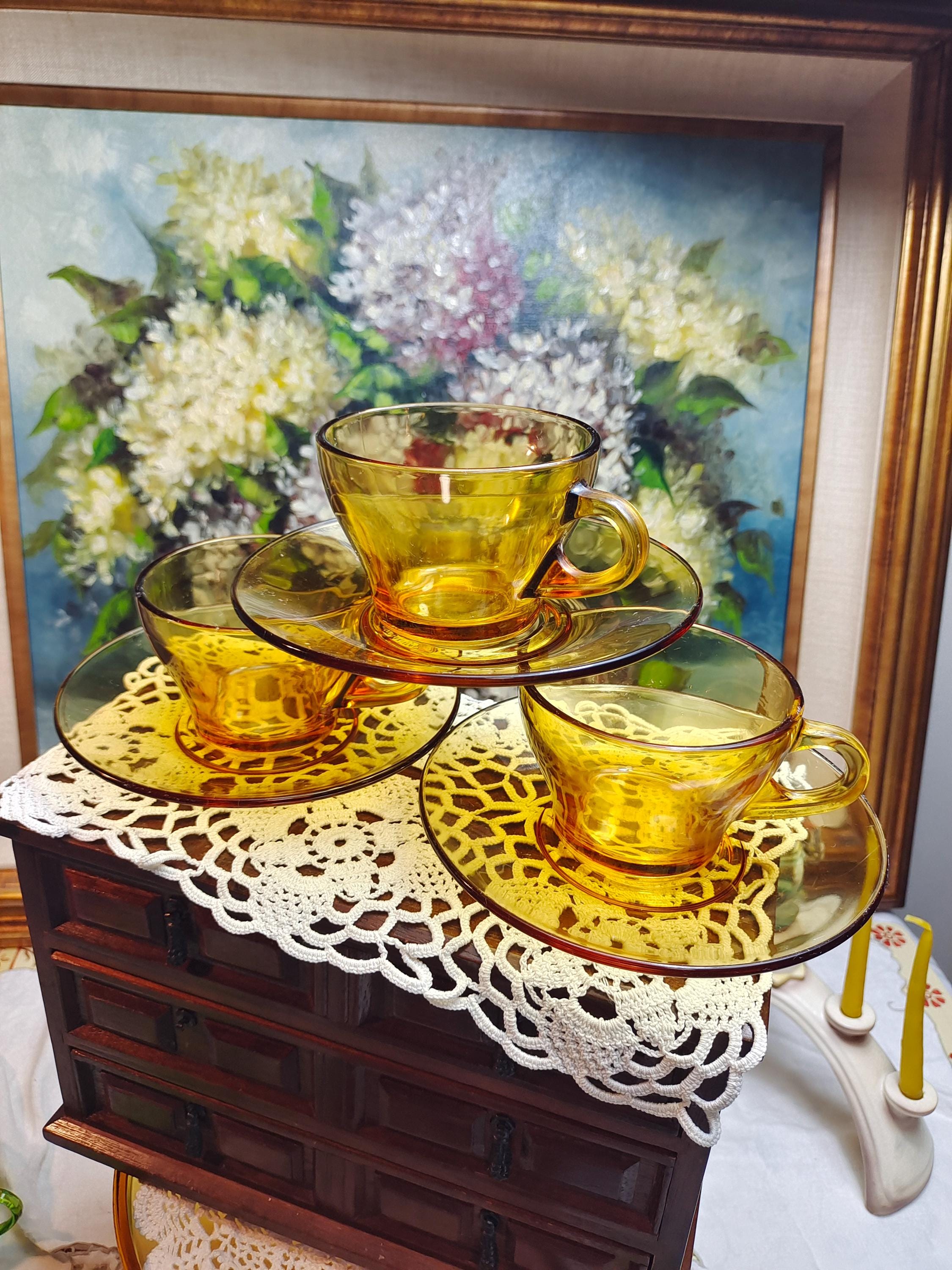 【超レア】【未使用】VITROSAXマグカップ ガラス食器セット アンティーク Vitrosax italy glass - Etsy 日本