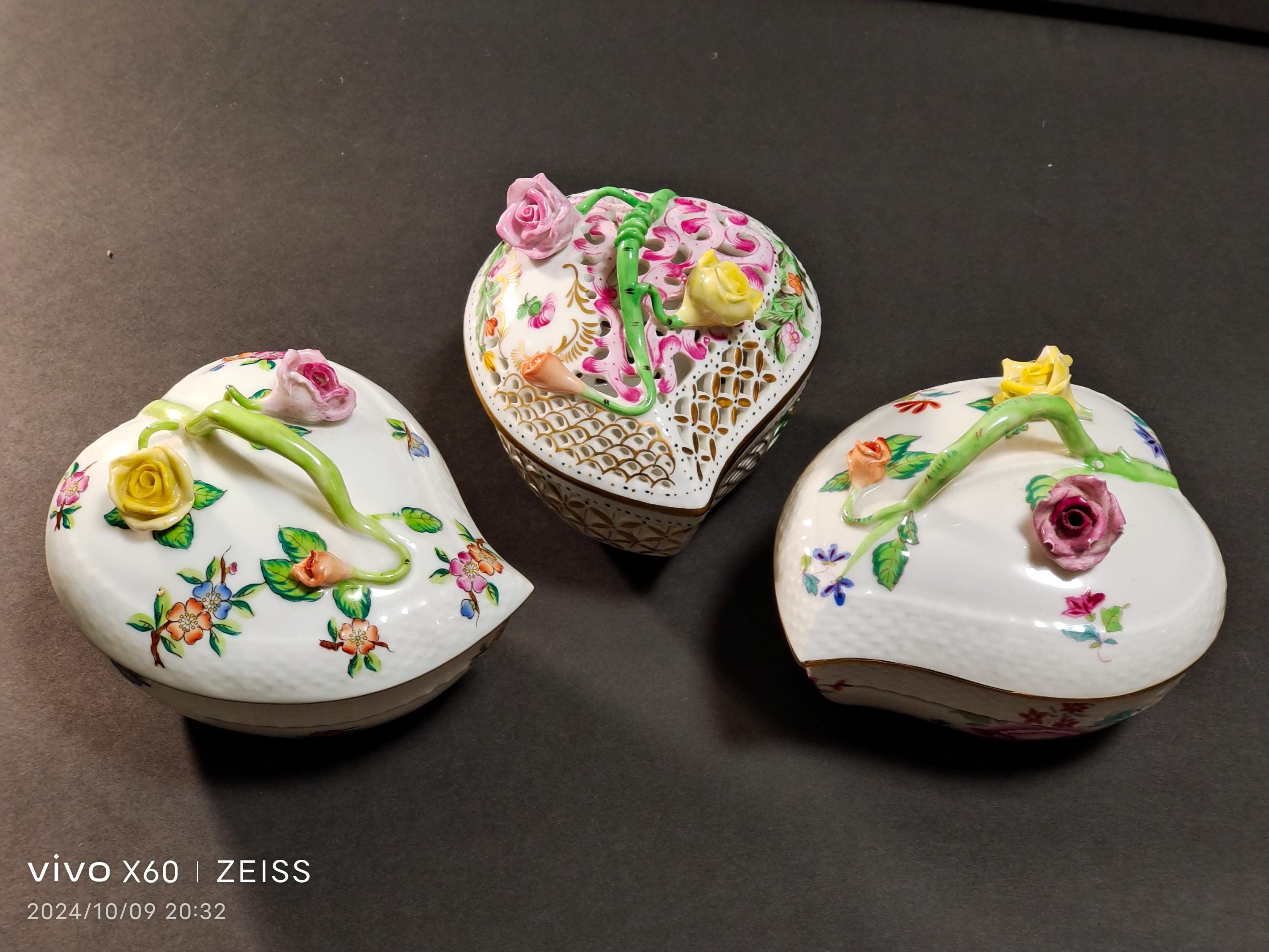 Herend Bonbonniere - Etsy Herend Bonbonniere - Etsy