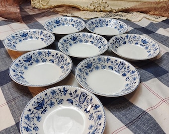 Fruit/Dessert (Sauce) Bowl, Ashford Blue by Johnson Brothers , Made in England