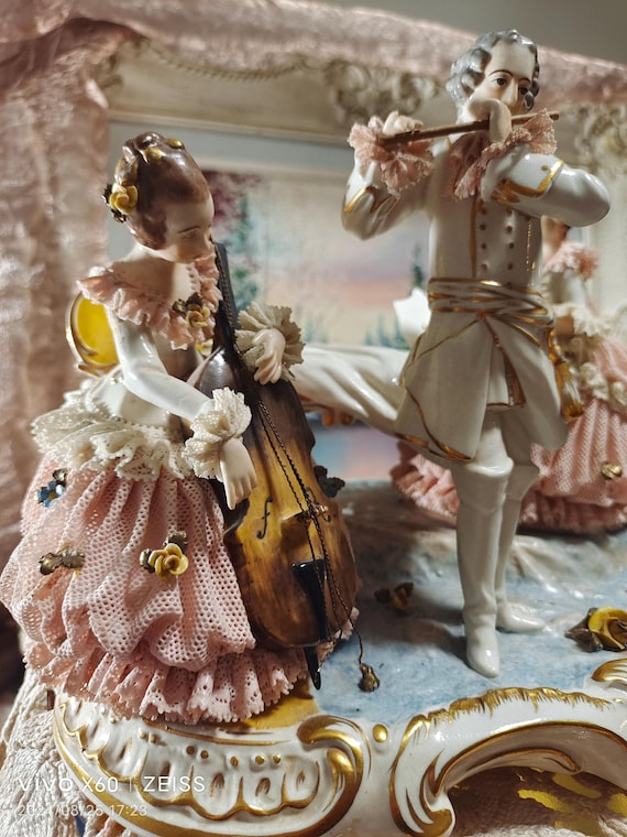 Porcelain of Capodimonte/group the Concert/spectacular Creation - Etsy