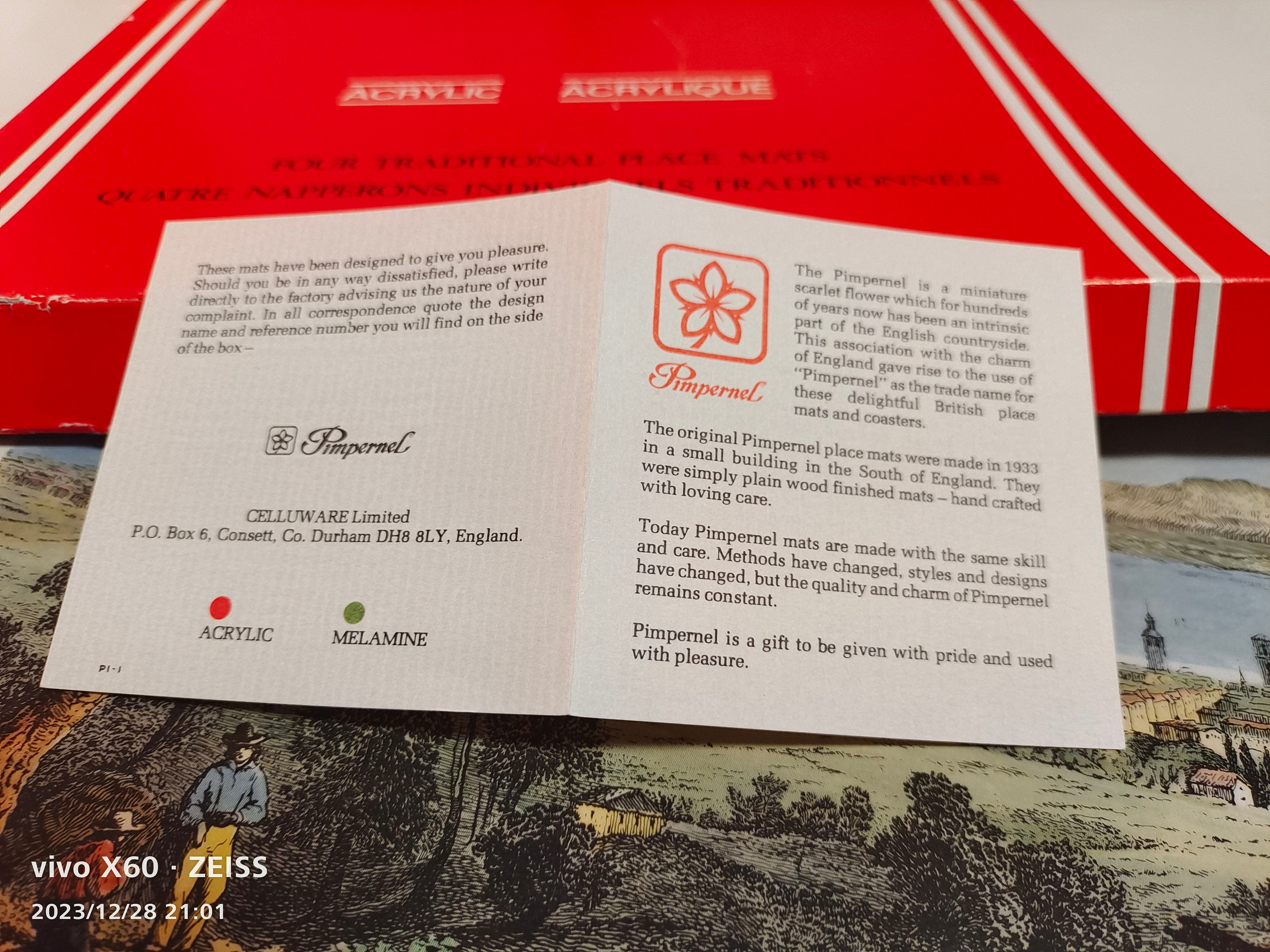 Pimpernel Placemats Set of 4 Montreal Quebec 1840s Scenes 16x12 Acrylic