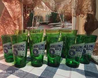 Vintage Rolling Rock 7 Oz Beer Bottle - Etsy
