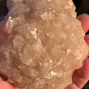 Peach Calcite Specimen