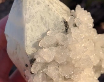 Clear Calcite with Chalcopyrite & Pyrite Inclusions