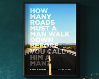 Blowin' in the Wind by Bob Dylan Digital Piano With Lyrics Arrangement