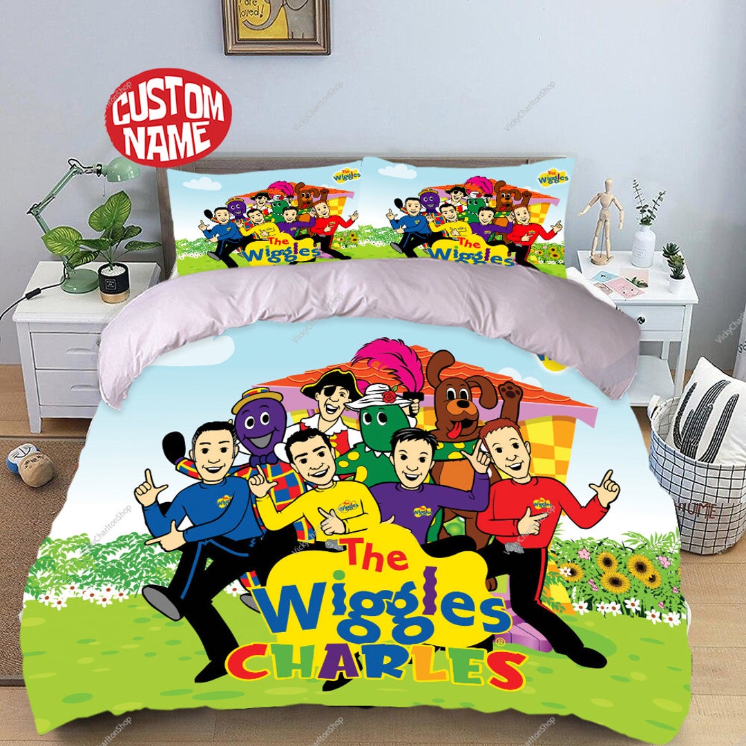 Custom the Wiggles Bedding Set the Wiggles Personalized Quitl Etsy
