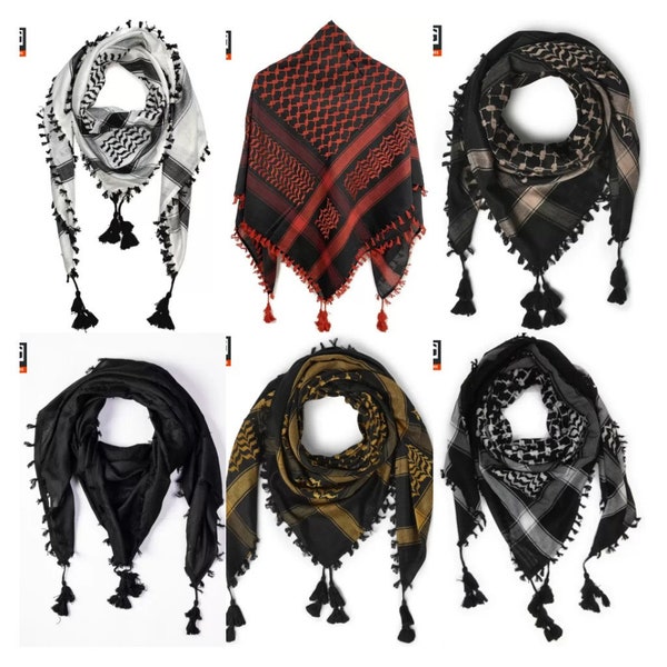 Palestine Keffiyeh Shemagh Scarf, All Colour Keffiyeh, Face Mask Neck Gaiter, Muslim Keffiyeh, Unisex Keffiyeh, Ramadan Gift For Muslim