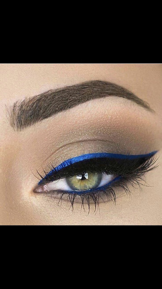 Blue black eyeliner discount