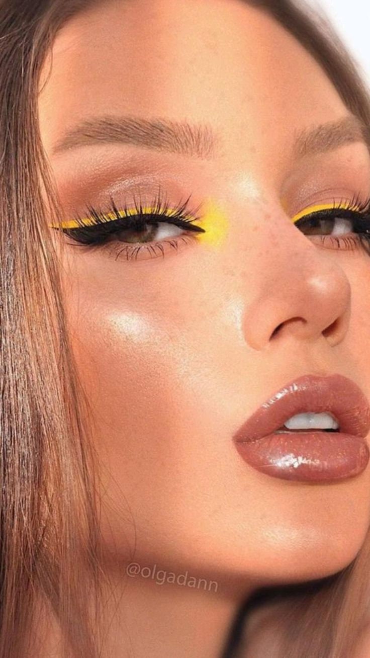 Yellow eye makeup deals