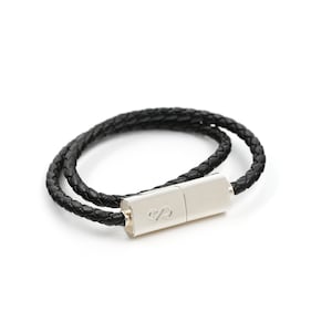 Vegan Leather Charging Bracelet for iPhone