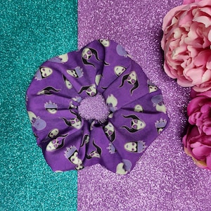 Scrunchie Elastico Morbido Tema Regine Cattive di Cartoni Animati Malefica Ursula