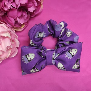 Scrunchie con Fiocco Tema Cartoni Animati Regine Cattive Viola
