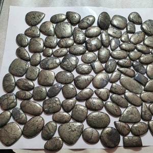 Lote 100% Natural Linda Mão Polida Marcasita Quilograma Cabochão Pedra Preciosa Pedra Em Preço De Atacado Fabricação De Joias. Todos Os Tamanhos Mix Forma.
