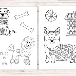 Printable Animal Coloring Pages Kids Activity Coloring A4 - Etsy