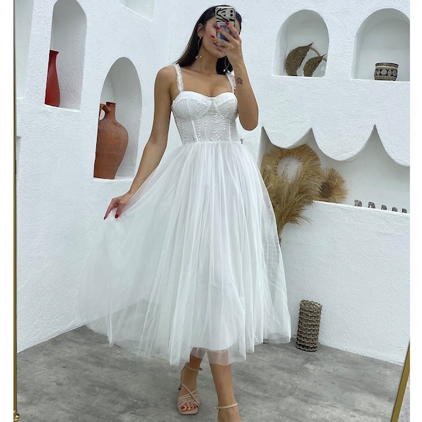 White Tulle Dress Etsy — free download
