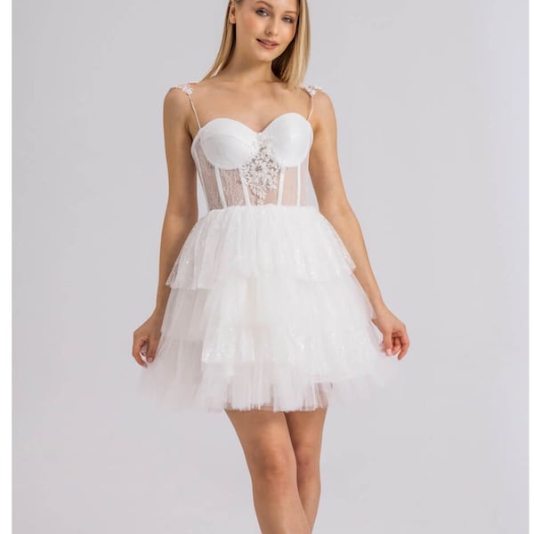 Tulle Cocktail Dress Etsy