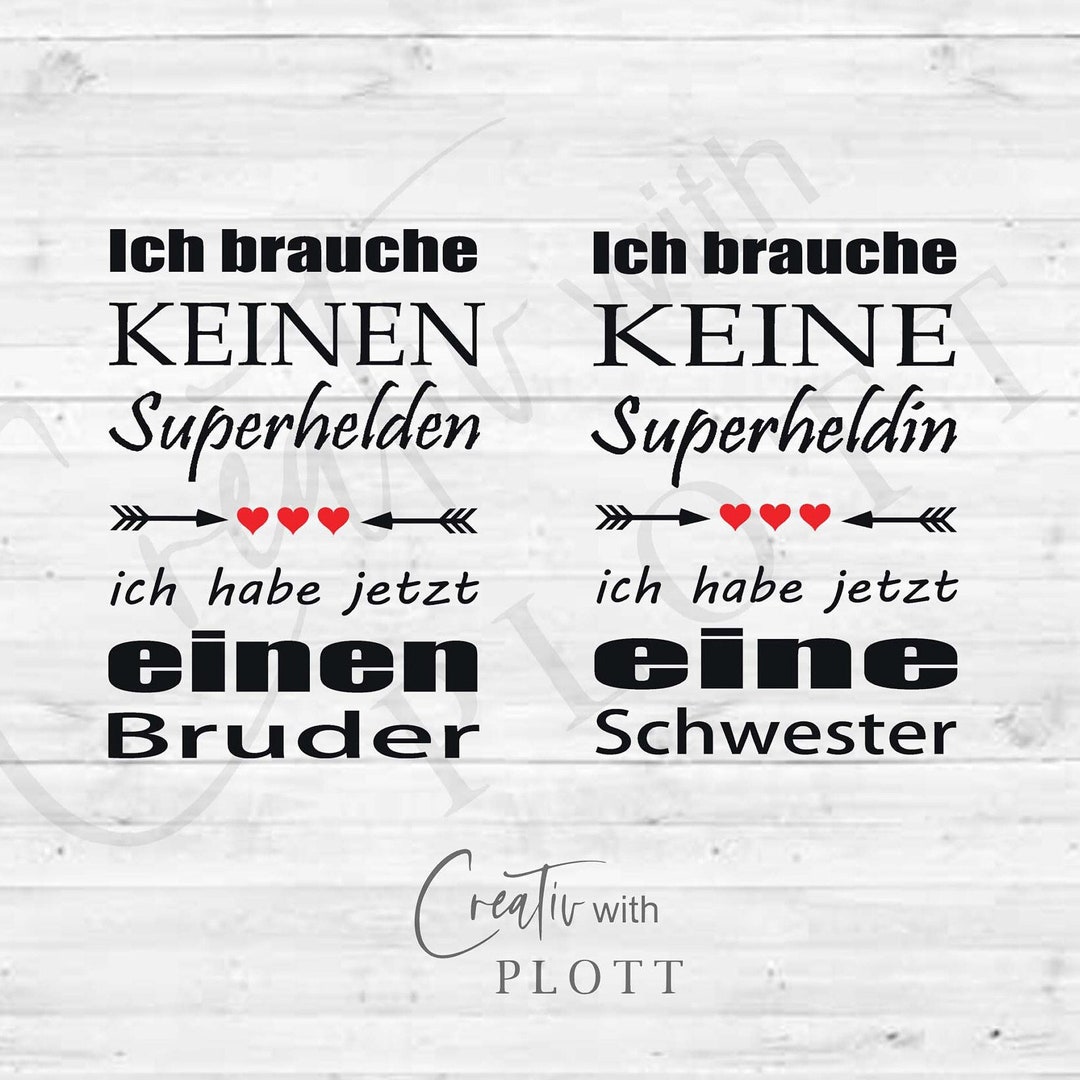 Schwester, SVG, Sister, Bruder Geschwister, brothers, superhero, best