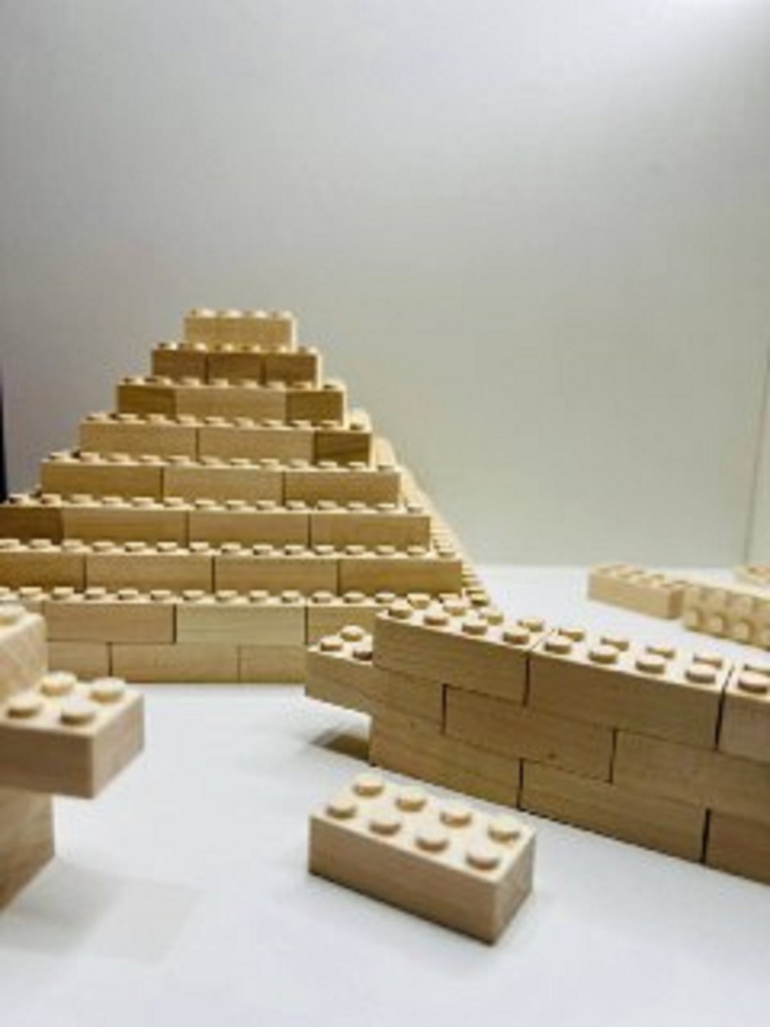 Wooden Lego/wooden Legos Made of Maple/a Set of 25 Building Blocks/lego