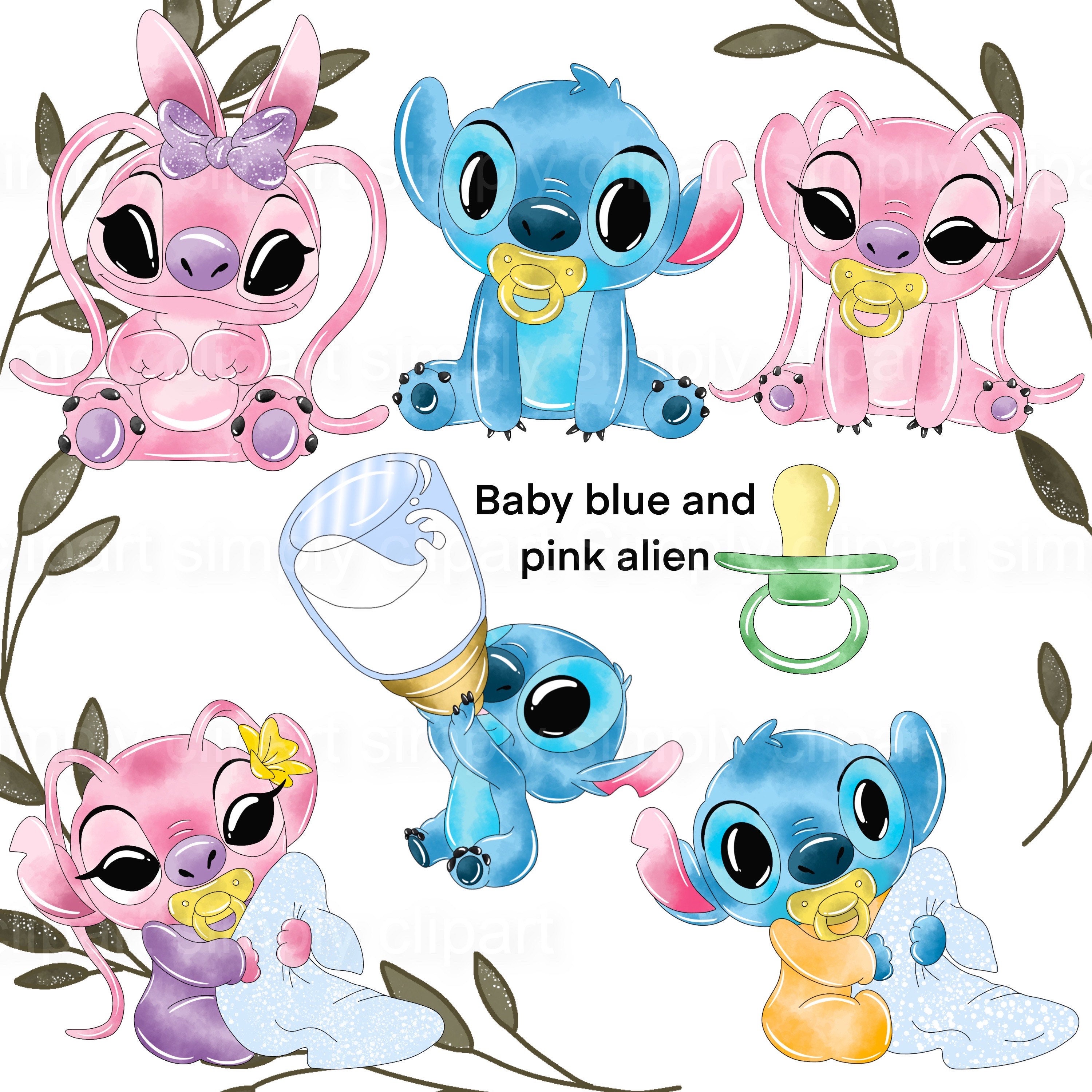 Stitch And Angel Baby