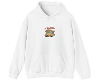 Sudadera con capucha inspirada en la ruta del restaurante / Estilo retro americano, letrero de neón