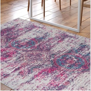 Turkish Rug 8x10, Vintage Looking Rug, Purple Rug, Gift for Home, Decorative Area Rug, Rug For Living Room, Boho Decor Rug, Carpet, (AL104)