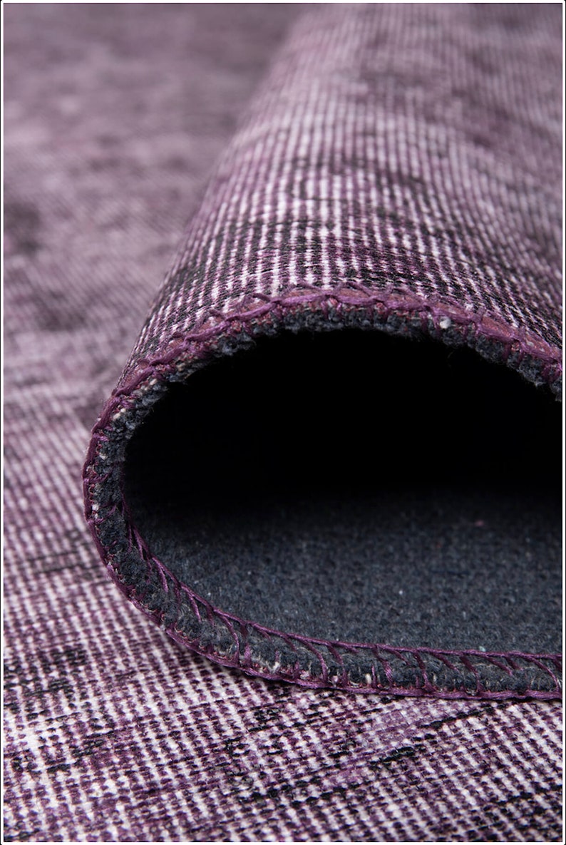 Turkish Rug 10x13, Palace Size Rug, Purple Oushak Rug, Vintage Oriental