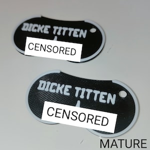 Shopping cart chip keychain "Big Tits" | Shopping cart releaser | Mature content MATURE
