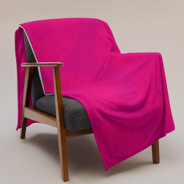 Hot Pink Blanket Etsy
