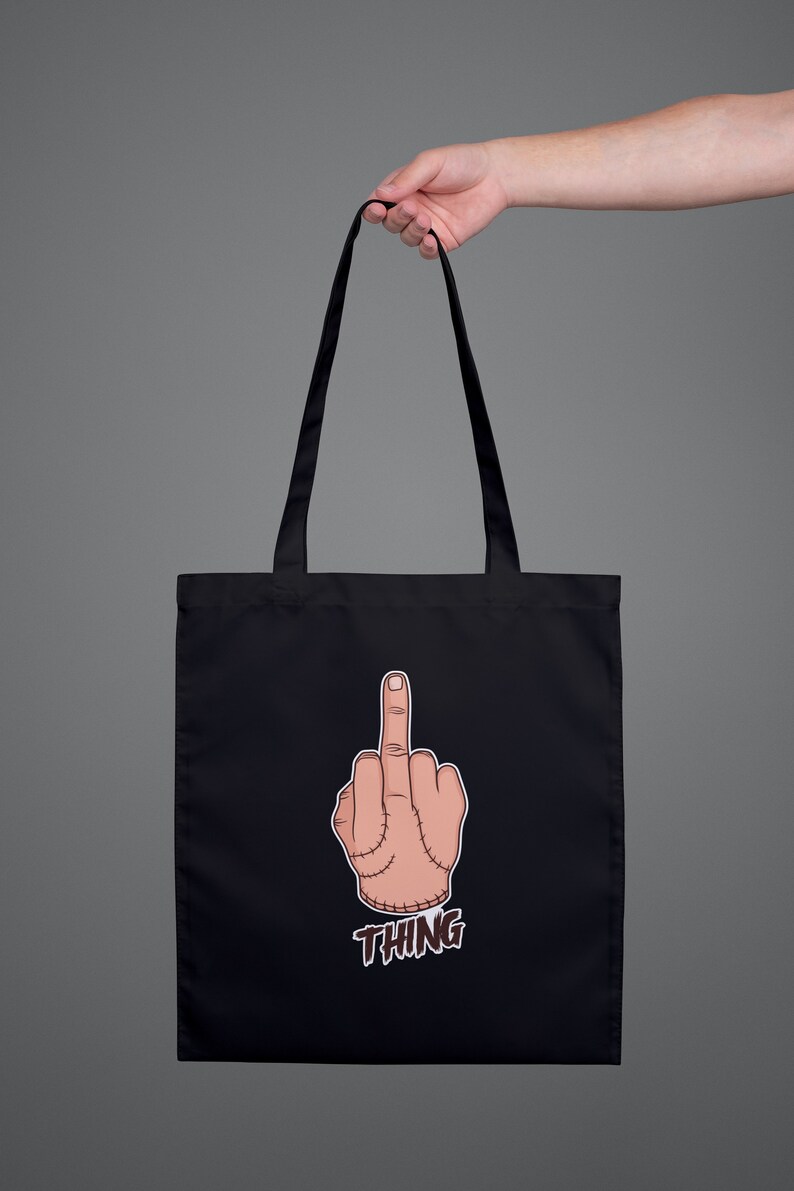 Buy Wednesday Addams Thing Middle Finger Bag. Gothic Addams Family