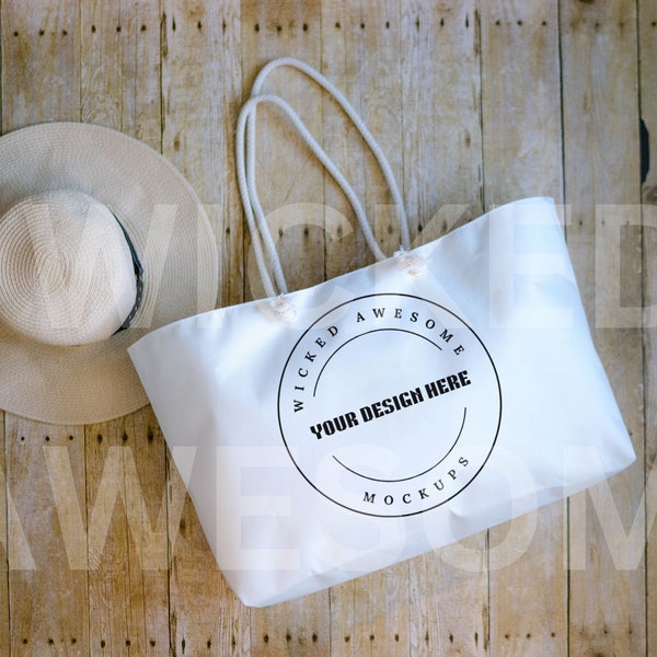 Weekender Bag Mockup Weekender Tote Bag Mockup Weekender Bag Mock Up Weekender Canvas Bag Mock-Up Rope Handle Bag Mockup Styled Stock Mockup