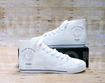 Canvas Sneaker Mockup, High Top Sneaker Mockup, Printify Sneaker Mockup, Sneaker Mockup