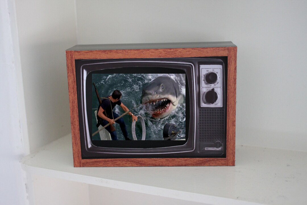 Jaws Frame Jaws Tv Retro Photo Frame - Etsy