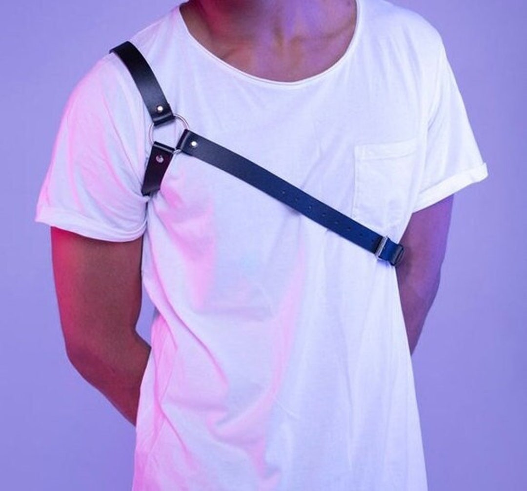 Men's Chest Accessorries/ Men's Leather Chest Harness/ Etsy