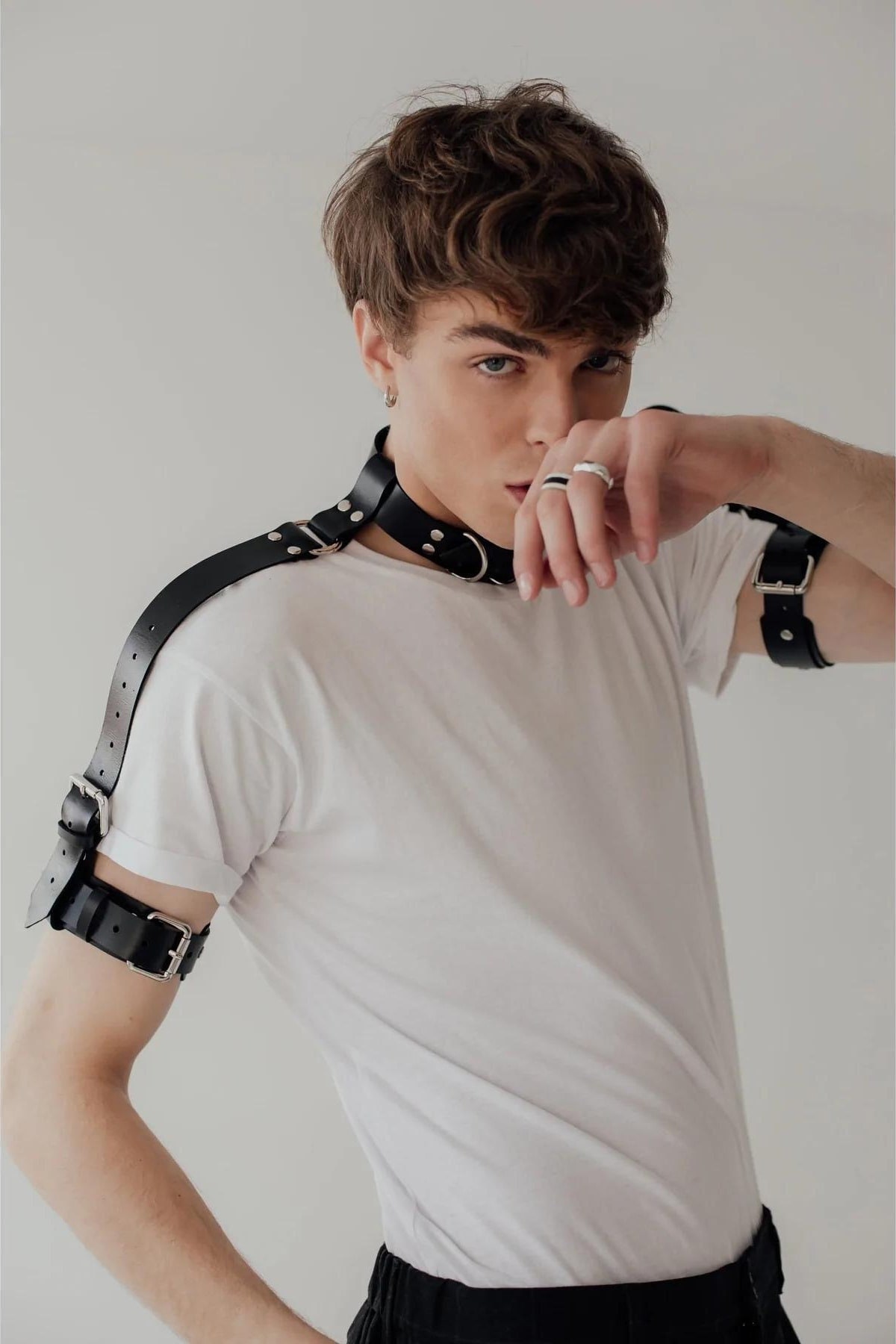 mens harness fashion