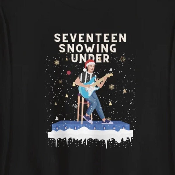 Sam Fender Christmas Unisex Jumper 'Seventeen Snowing Under' (Minimalist Design, Geordie, Gift for Him, Gift for Her, Newcastle)