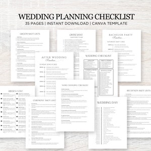 wedding planner printable
