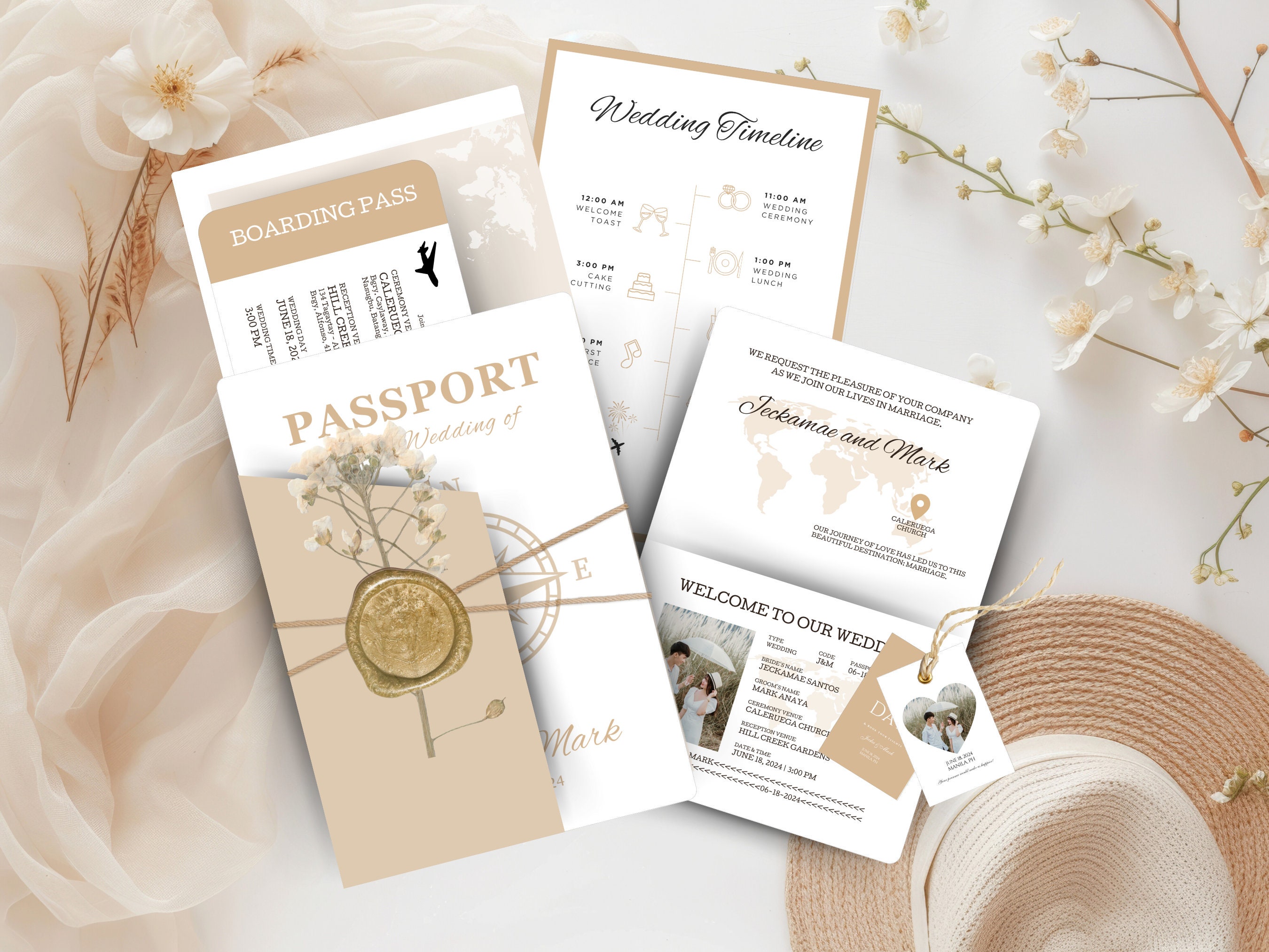 Wedding Passport Invitation Template Destination Template Boarding Pass Invitation Wedding Invite Save the date Card Passport Template JA2
