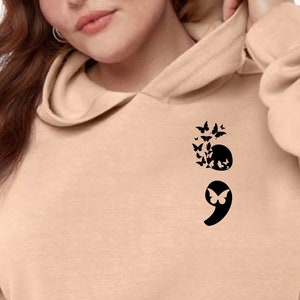 Artystyczny średnik SVG / Inspirujący SVG / Plik do cięcia / Cricut / Użycie komercyjne / Sylwetka