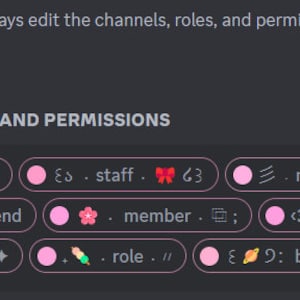 Kawaii Pink Discord Template: Vorgefertigter Twitch Streamer Serrer (Instant Download) Bild 6